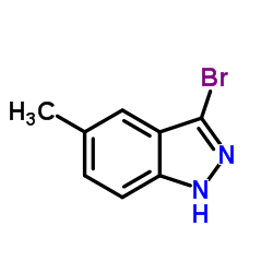 3-Bromo-5-methyl-1H-indazole structure