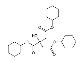 tri(cyclohexyl) citrate Structure
