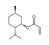 L-MENTHYL ACRYLATE structure