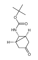 Carbamic acid, [(1alpha,5alpha,6alpha)-3-oxobicyclo[3.1.0]hex-6-yl]-, 1,1-dimethylethyl Structure