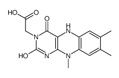 1,5-dihydro-N(3)-carboxymethyllumiflavin Structure