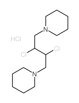 Piperidine,1,1'-(2,3-dichloro-1,4-butanediyl)bis-, dihydrochloride (9CI)结构式