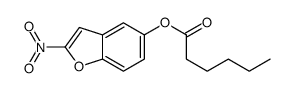 (2-nitro-1-benzofuran-5-yl) hexanoate Structure