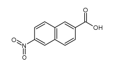 2-NAPHTHALENECARBOXYLIC ACID, 6-NITRO结构式