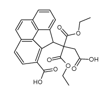 4-(1,1-Bis-ethoxycarbonyl-2-carboxy-ethyl)-4H-cyclopenta[def]phenanthren-3-carbonsaeure Structure