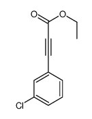 (3-CHLORO-PHENYL)-PROPYNOIC ACID ETHYL ESTER结构式