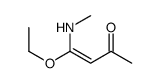 4-ethoxy-4-(methylamino)but-3-en-2-one结构式