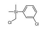 chloromethyl-(3-chlorophenyl)-dimethylsilane Structure