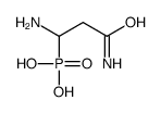 (1,3-diamino-3-oxopropyl)phosphonic acid结构式