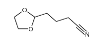 2-(3-cyanopropyl)-1,3-dioxolane结构式