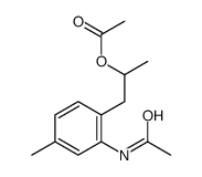 1-(2-acetamido-4-methylphenyl)propan-2-yl acetate Structure