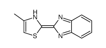 2-(benzimidazol-2-ylidene)-4-methyl-3H-1,3-thiazole结构式