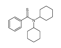 N,N-dicyclohexylbenzenecarbothioamide结构式