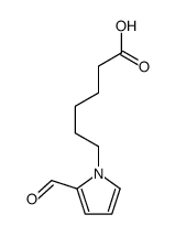 6-(2-formylpyrrol-1-yl)hexanoic acid结构式