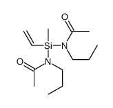 N-[[acetyl(propyl)amino]-ethenyl-methylsilyl]-N-propylacetamide Structure