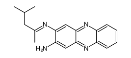 3-(4-methylpentan-2-ylideneamino)phenazin-2-amine结构式