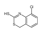 8-chloro-1,4-dihydro-3,1-benzothiazine-2-thione结构式