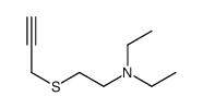 N,N-diethyl-2-prop-2-ynylsulfanylethanamine结构式