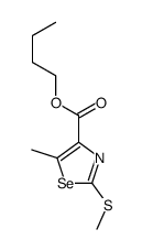 butyl 5-methyl-2-methylsulfanyl-1,3-selenazole-4-carboxylate Structure