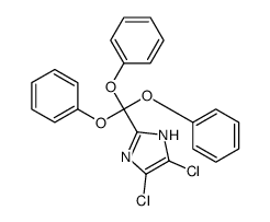 4,5-dichloro-2-(triphenoxymethyl)-1H-imidazole结构式