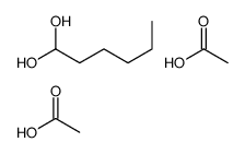 acetic acid,hexane-1,1-diol Structure