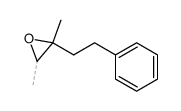 2,3-dimethyl-2-phenethyl-oxirane Structure