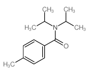 Benzamide,4-methyl-N,N-bis(1-methylethyl)- structure