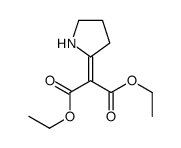 diethyl 2-pyrrolidin-2-ylidenepropanedioate Structure