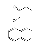 1-(1-Naphtyloxy)-2-butanone结构式