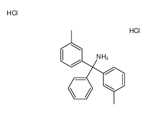 bis(3-methylphenyl)-phenylmethanamine,dihydrochloride Structure