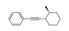 1-(trans-2-methylcyclohexyl)-2-phenylethyne结构式