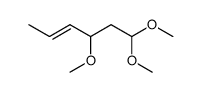 trans-4,6,6-trimethoxy-2-hexene Structure