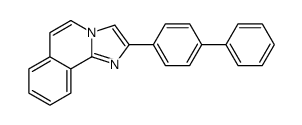 2-(4-phenylphenyl)imidazo[2,1-a]isoquinoline结构式