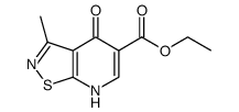 ethyl 3-methyl-4-oxo-4,7-dihydroisothiazolo[5,4-b]pyridine-5-carboxylate结构式