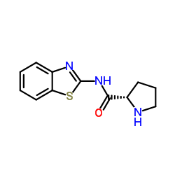 2-Pyrrolidinecarboxamide,N-2-benzothiazolyl-,(2S)-(9CI)结构式