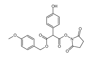 4-methoxybenzyl [[(2,5-dioxo-1-pyrrolidinyl)oxy]carbonyl](4-hydroxyphenyl)acetate picture