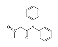 2-(methylsulfinyl)-N,N-diphenylacetamide Structure