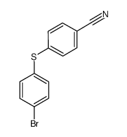 4-((4-bromophenyl)thio)benzonitrile Structure