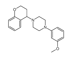 1-(3,4-dihydro-2H-chromen-4-yl)-4-(3-methoxyphenyl)piperazine Structure