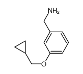 [3-(cyclopropylmethoxy)phenyl]methanamine Structure