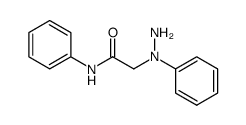 (N-phenyl-hydrazino)-acetic acid anilide Structure