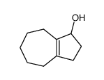 1,2,3,4,5,6,7,8-octahydro-azulen-1-ol结构式