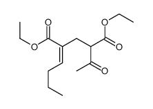 diethyl 2-acetyl-4-butylidenepentanedioate结构式