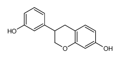 3',7-dihydroxyisoflavan Structure