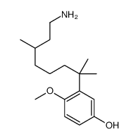 3-(8-amino-2,6-dimethyloctan-2-yl)-4-methoxyphenol Structure