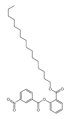 hexadecyl 2-(3-nitrobenzoyl)oxybenzoate Structure