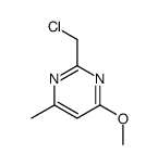 2-(chloromethyl)-4-methoxy-6-methylpyrimidine Structure