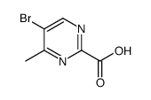 2-Pyrimidinecarboxylic acid, 5-bromo-4-methyl Structure