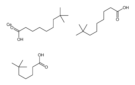 (neononanoato-O)bis(neoundecanoato-O)cerium structure