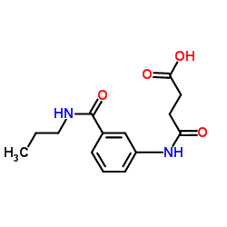 4-Oxo-4-{[3-(propylcarbamoyl)phenyl]amino}butanoic acid picture